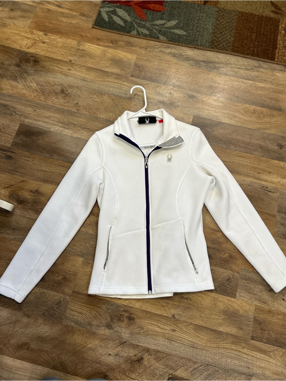 Spyder Core Sweater Women’s Medium White Full Zip Fleece Jacket